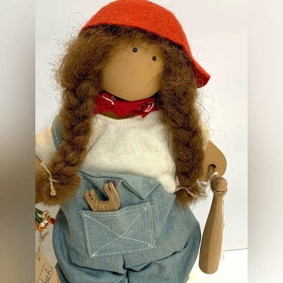 Vintage Lizzie High Girl Baseball Player Dottie Bowman 1995 w/Tags Tomboy - Picture 4 of 8